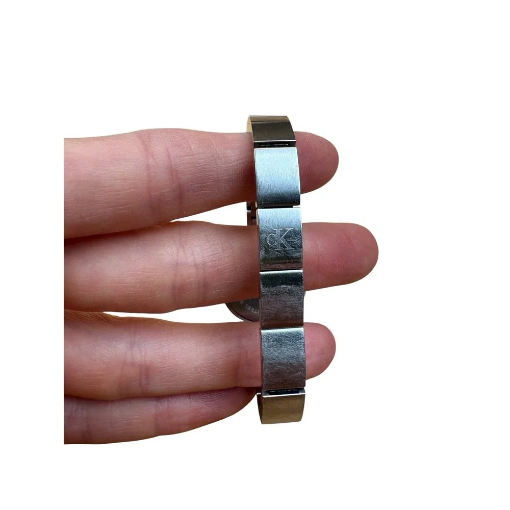 Calvin Klein Women's Bracelet Watch Stainless Steel K6121 Swiss Made NOT TESTED
